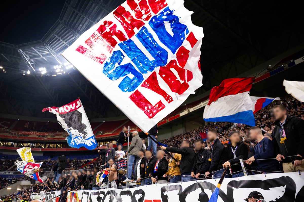 1950officiel's tweet image. [UEL 02.10.25] OL 2-0 RB SALZBURG