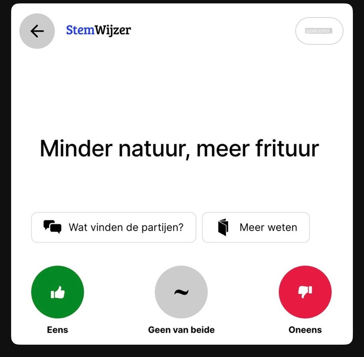Hebben jullie de stemwijzer al ingevuld? #stem #stemwijzer #verkiezingen