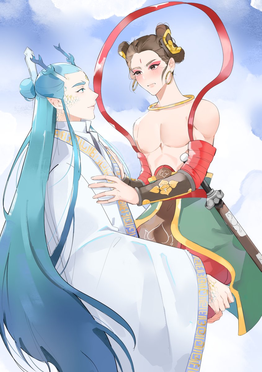 自信  Special 1
[Qinglong] Ao bing x [BMWK] Nezha #ปิ่งจา

“เจ้ามังกรบ้า! อุ้มข้าแบบนี้ไม่หนักหรือไง”

“เจ้าตัวสูงไม่ถึงสี่ซวี่ น้ำหนักจะมาจากไหนกัน”

“ทำอะไรประเจิดประเจ้อ ข้าโดนนินทาว่าได้เข้าหอก่อนแต่งหมดแล้วกระมัง”

Full: readawrite.com/c/95f46607beaa…

art by <a href="/CmTwilighttmoon/">Twilighttmoon7CMS | เปิดรับคิวปีหน้าแล้วค่ะ</a> 💙❤️