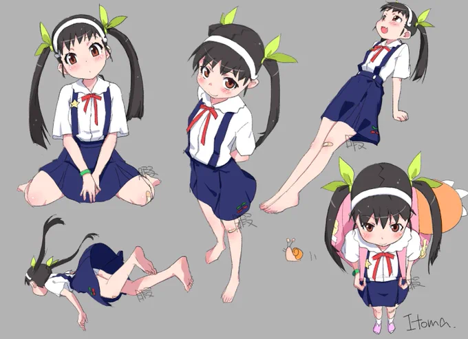 真宵つめつめ #物語シリーズ