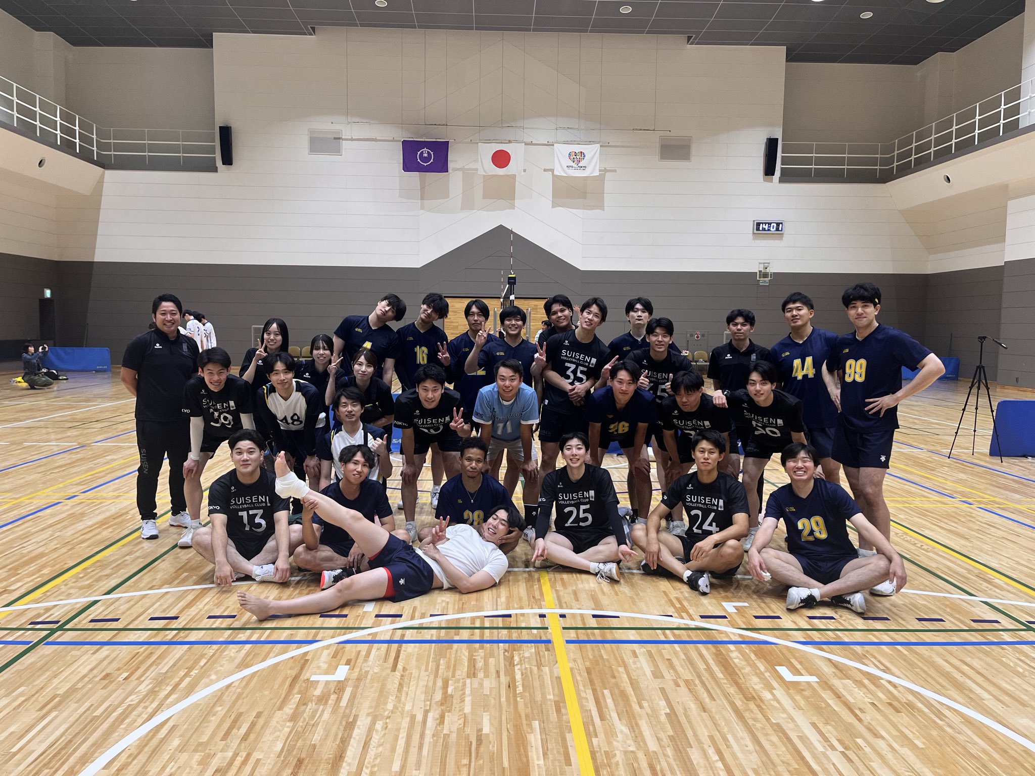 Suisen Volleyball Club Tシャツ LL SUISEN volleyball club