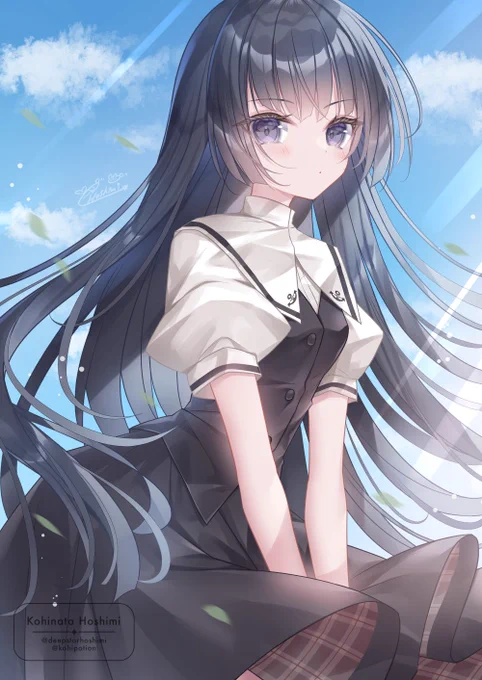 小日向ほしみが描いた小日向はやみちゃん