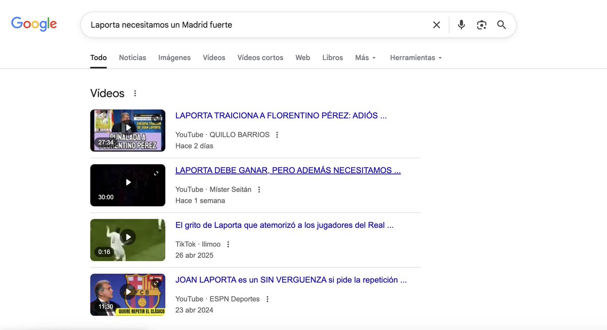 Creo que nace de aquí. Luego todos tenemos nuestras filias y nuestras fobias con ideas, futbolistas, entrenadores... Pero la realidad es que al responsable del club le preocupan más los problemas de La Liga y el FCB que los de su EQUIPO (deportivamente hablando).