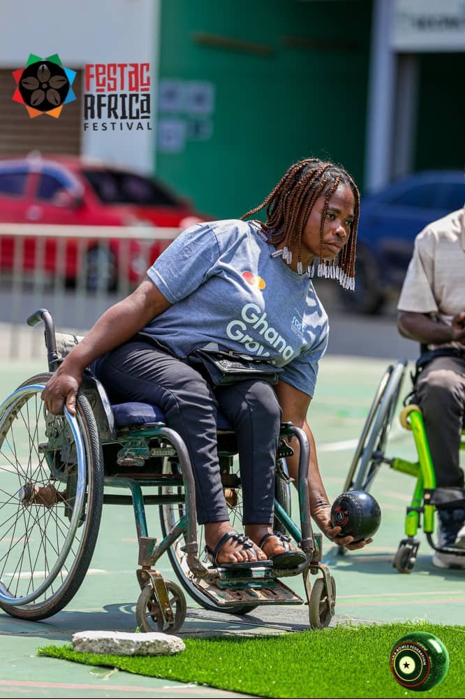 BOCCIA, AT FESTAC AFRICA RENAISSANCE FESTIVAL 2025

A quintessential highlight of our efforts in promoting  inclusion of differently  abled persons in all sectors of development across Africa. 

#PanAfricanism #MyAfricaYourAfricaOurAfrica #FESTAC25