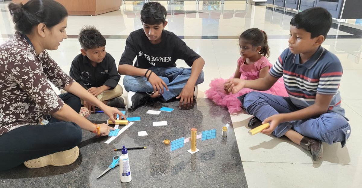 Day 4 of #100HoursOfAstronomy at RSC Bhavnagar: interactive satellite games, space‑mission insights, documentary screenings, and sky observations where 
Visitors engaged, learned new things, and had a stellar time.