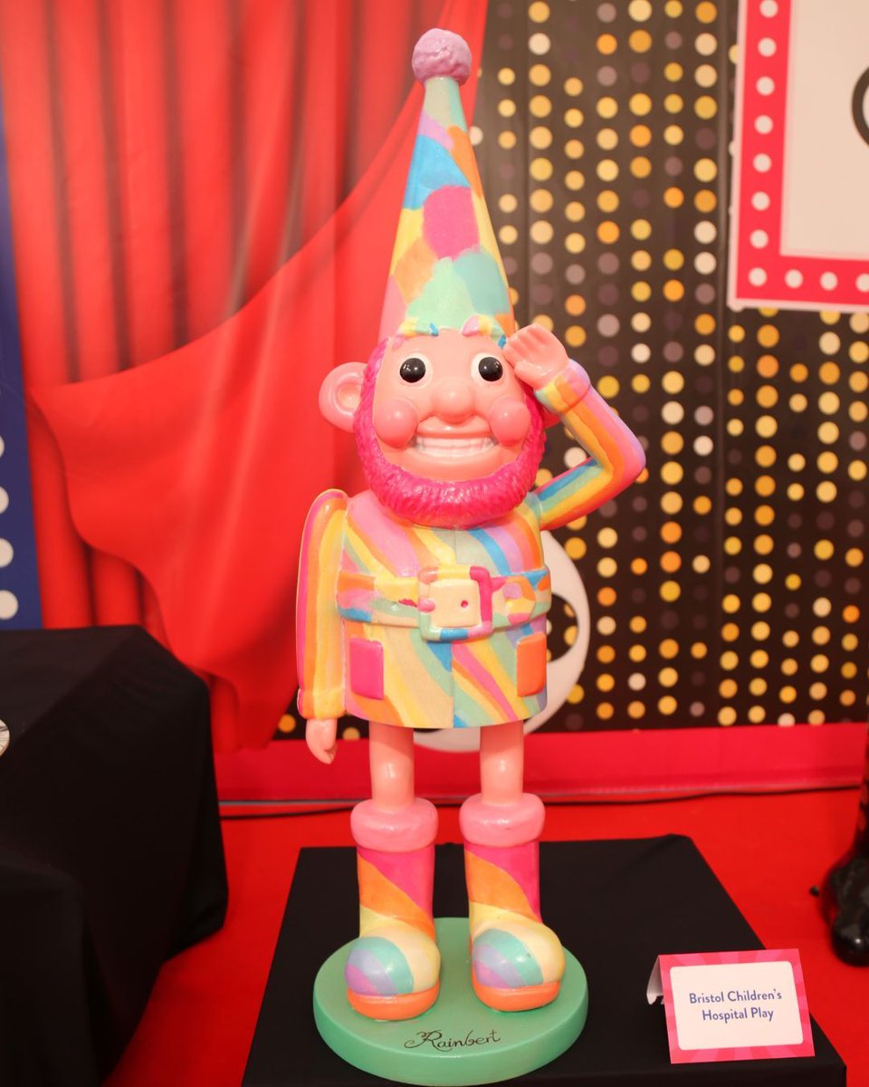 Meet ‘Rainbert’: designed by a Bristol Children’s Hospital patient, painted by the Play Team and sold for an unbelievable £32,000! ✨ 

‘Rainbert’ was designed by Kinga, a budding artist who was a patient on Bluebell Ward over the summer. 🌞 

The Play Team ran a competition
