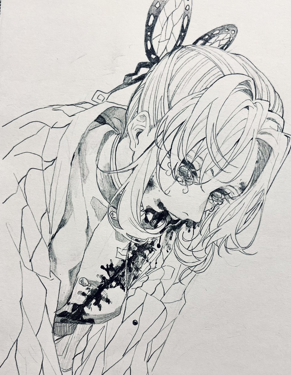 髪の毛描くの楽しかった!! 