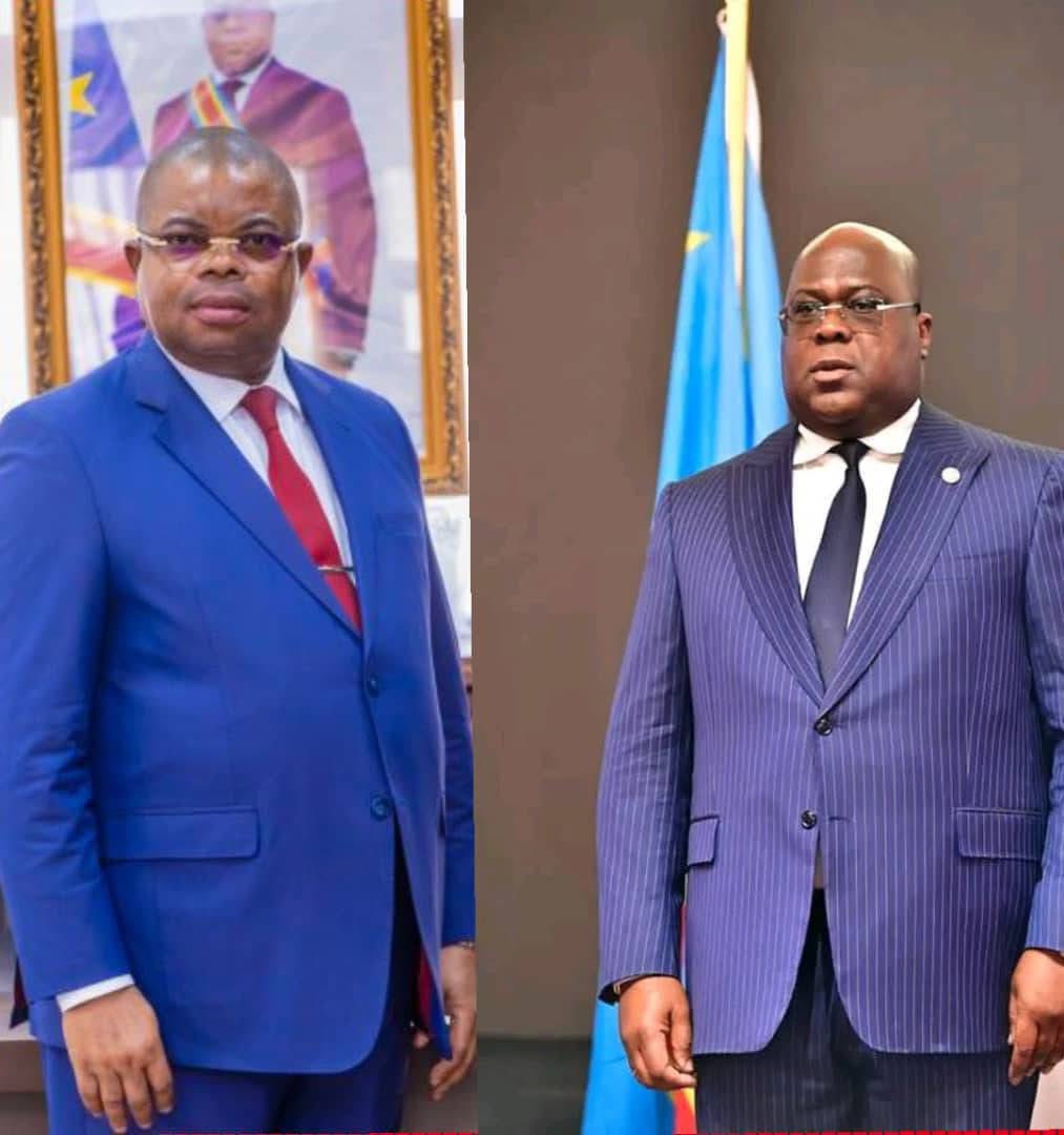 THumanitaire's tweet image. Le président Félix Tshisekedi est en visite à Mbujimayi pour inaugurer l’UOM et inspecter des projets. Le DG Barnabé Muamba lui souhaite la bienvenue et appelle la population à un accueil chaleureux.