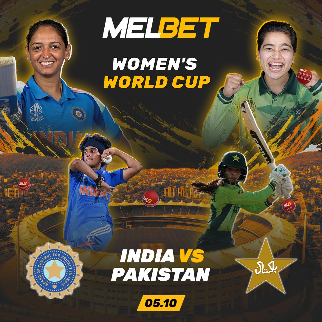 🔥 Rivalry renewed! 🇮🇳 vs 🇵🇰

It’s India Women vs Pakistan Women in the 6th Match of 
💰 Score up to 2,700 INR Freebet this season!
Make every match a winning moment! 🙌 bit.ly/wwcxa

#INDvPAK #WomensWorldCup2025 #CricketClash #TeamIndia #CricketVibes #MelbetIndia
