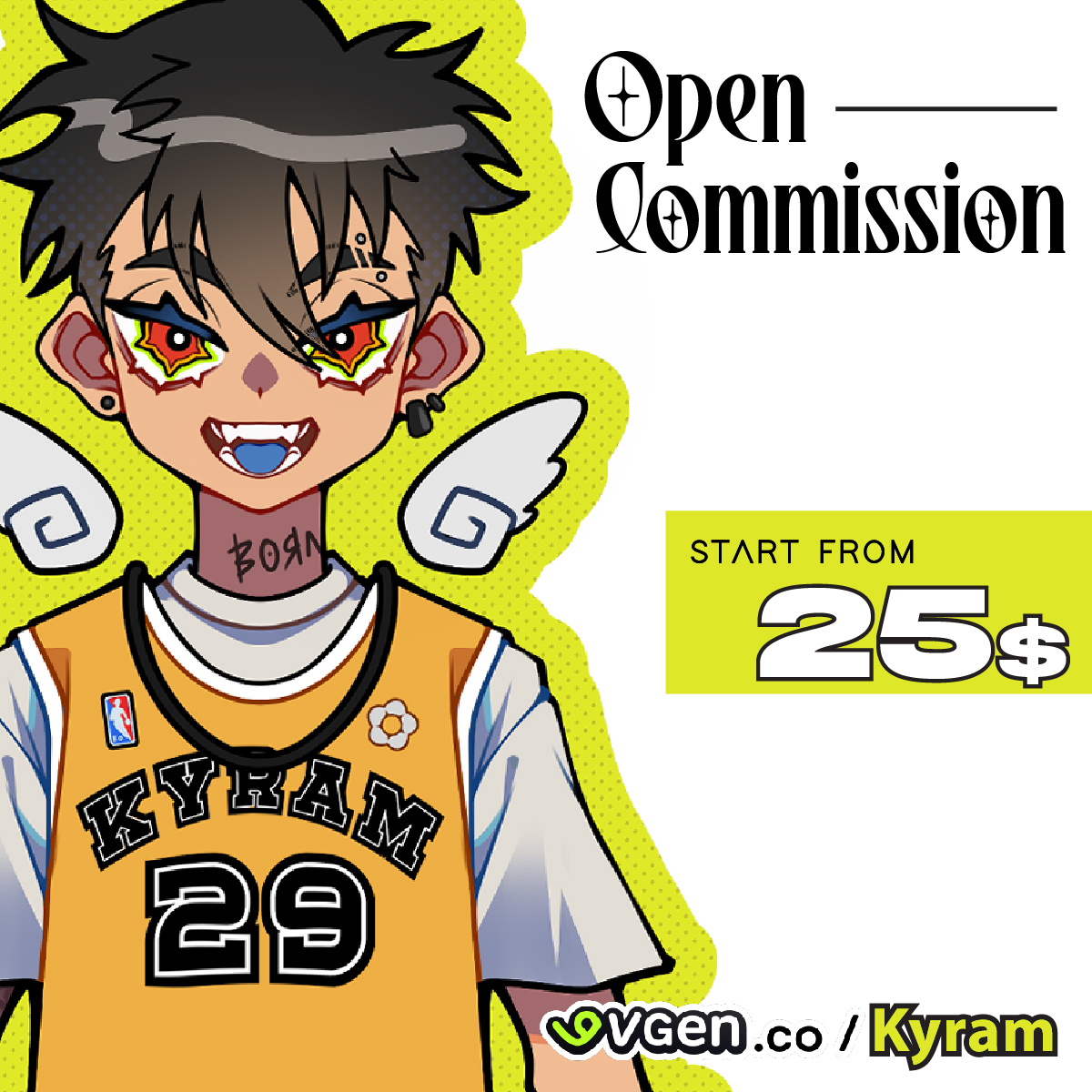 kyram_isb0rn's tweet photo. Open Comms 🥳 Only 3 Slots
DM is open for questions https://t.co/BgtmYFHvDb