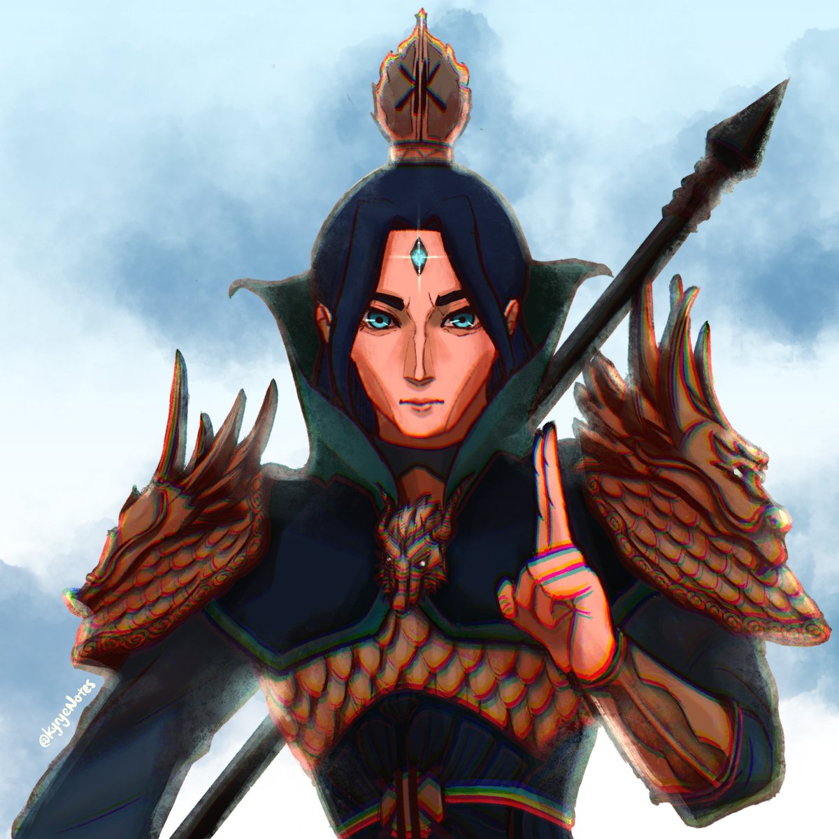 kyryeNotes's tweet photo. Day 2: Legends/Folklore for #CaitlynHeritageWeekend 
 二郎神👁️👁️👁️ https://t.co/m80cP2e9kG