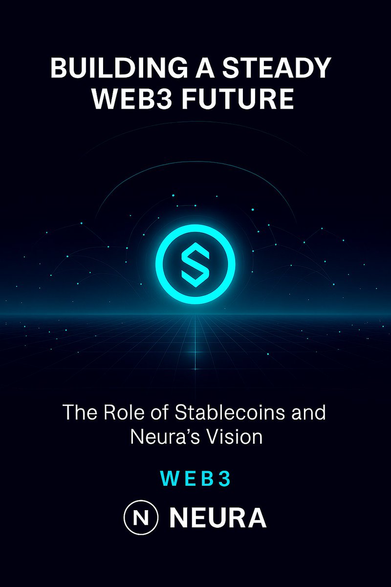 Webvince3's tweet image. Stablecoins are key to making web3 usable they bring stability where volatility rules.

#Neura is building the foundation for reliable, scalable stablecoin solutions that can power real-world adoption.

Learn more: @Neura_io
 | neuraprotocol.io
g∩eura