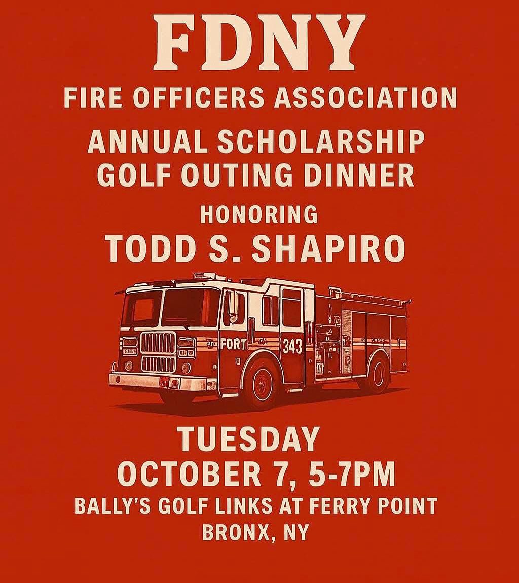 I’m honored to be honored by NYC Bravest the FDNY Officers !!!!!!!!