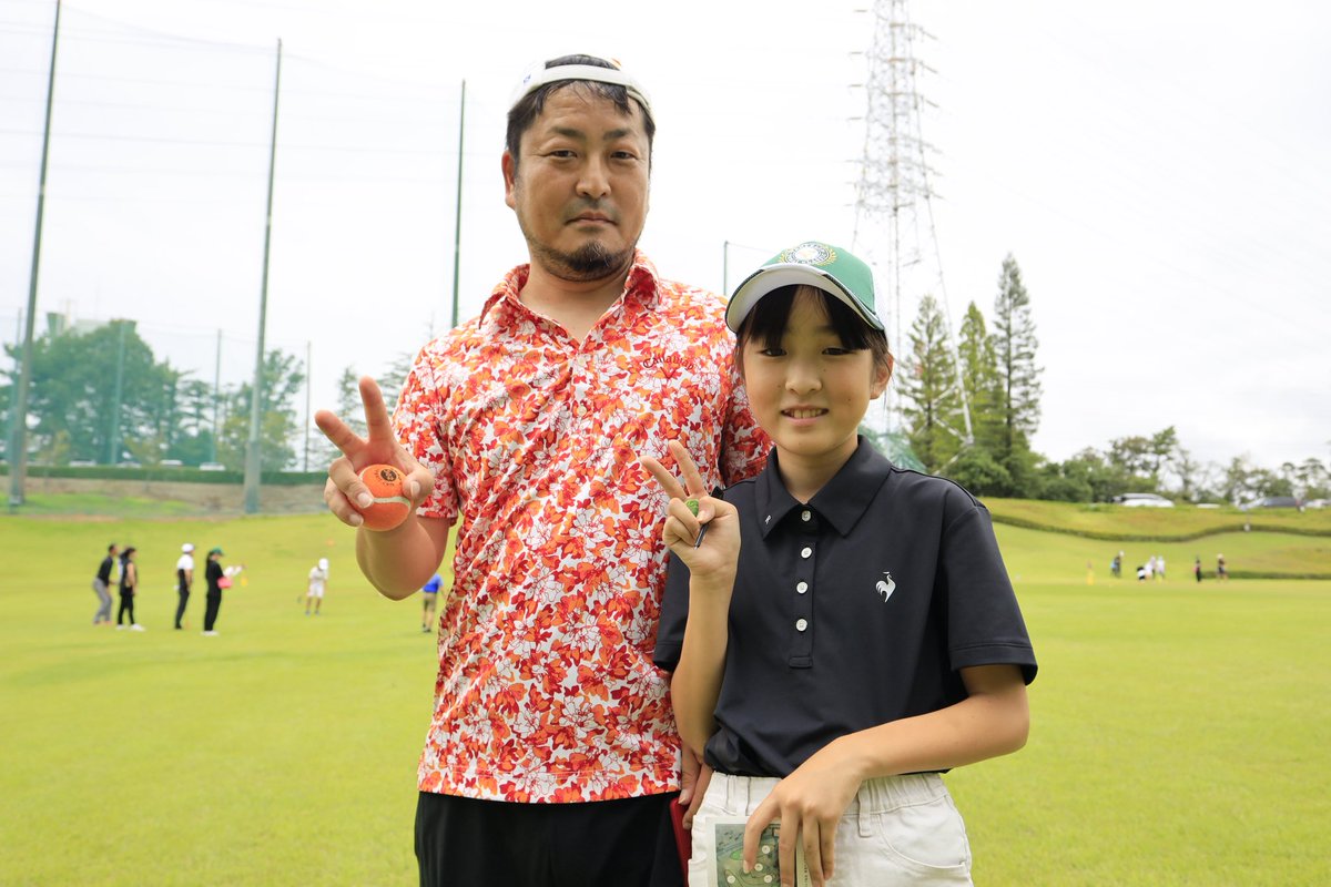 vtcgolf's tweet photo. #バンテリン東海クラシック ⛳️
第18回子ども大人スナッグゴルフ大会も開催されました👏✨
 可愛い笑顔に元気をもらいました🤗
ホールインワンも出ましたよ👌

 #スナッグゴルフ  #バンテリン 
 #可愛い  #子供の笑顔 https://t.co/5jri3c9vA1