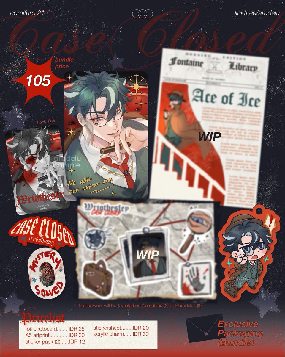 arudeluu's tweet photo. [🔁💗 appreciated]
#CF21 Preorder + GIVEAWAY!

🧩Join GA
• RT + like + reply which merch is ur fav
• extra entry: tag 1 friend 😉

💌 PO until 15 October
🌏 Local &amp; International (GO pls DM)
🫀 LADS, ALNST , HSR , Genshin

🔗 link &amp; details below
#comifuro21 #cf21catalogue https://t.co/AmKm2wjWIV