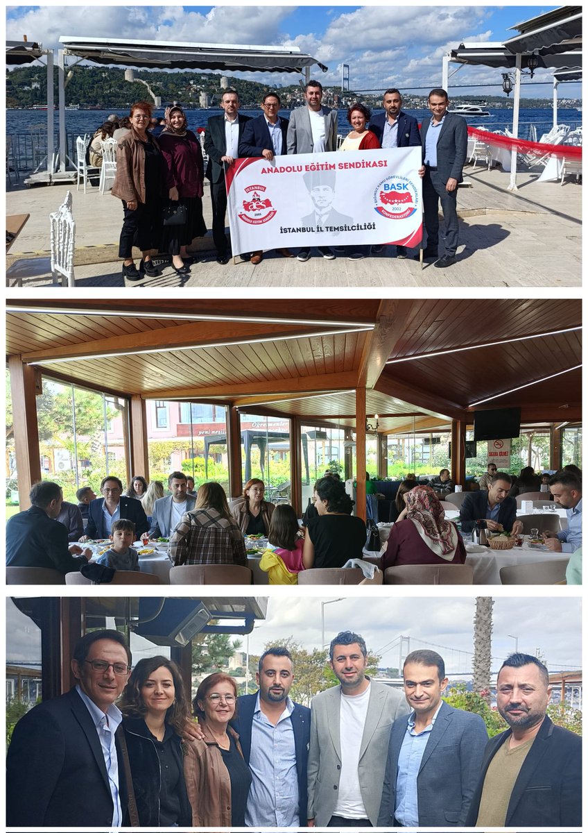 📍 İstanbul 

İstanbul il yöneticilerimiz ile Sabancı Öğretmenevinde kahvaltıda buluştuk. 
İstanbul başta olmak üzere eğitim ve eğitim çalışanlarının sorunlarını konuştuk.
İl başkanımız Recep Akkoyun başta olmak üzere tüm il yöneticilerimize ve misafir olarak katılan, sohbete