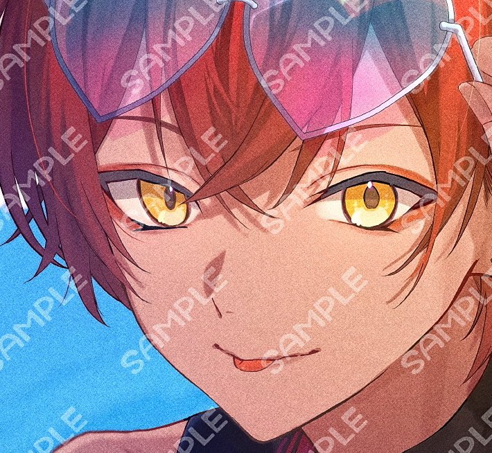 燎茉くんのメンシ壁紙撮影させていただきました！🏖☀️