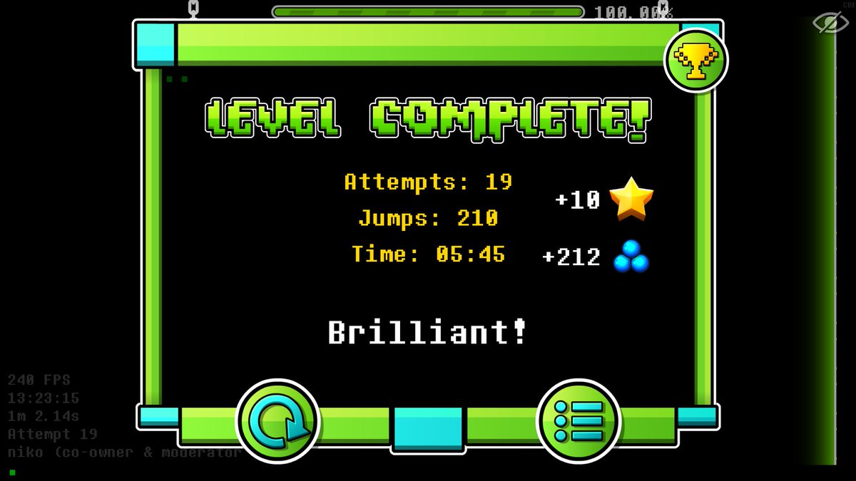 aftermath 100% 5057 intentos y 4 dias, trilogia terminada y segundo hardest :)