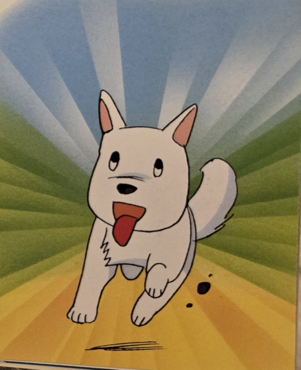 gi_ikatarou's tweet photo. このももたろうの絵本の犬の登場シーン
目が逝ってるようにしか見えないのは僕だけですか https://t.co/LD7pli9eR1