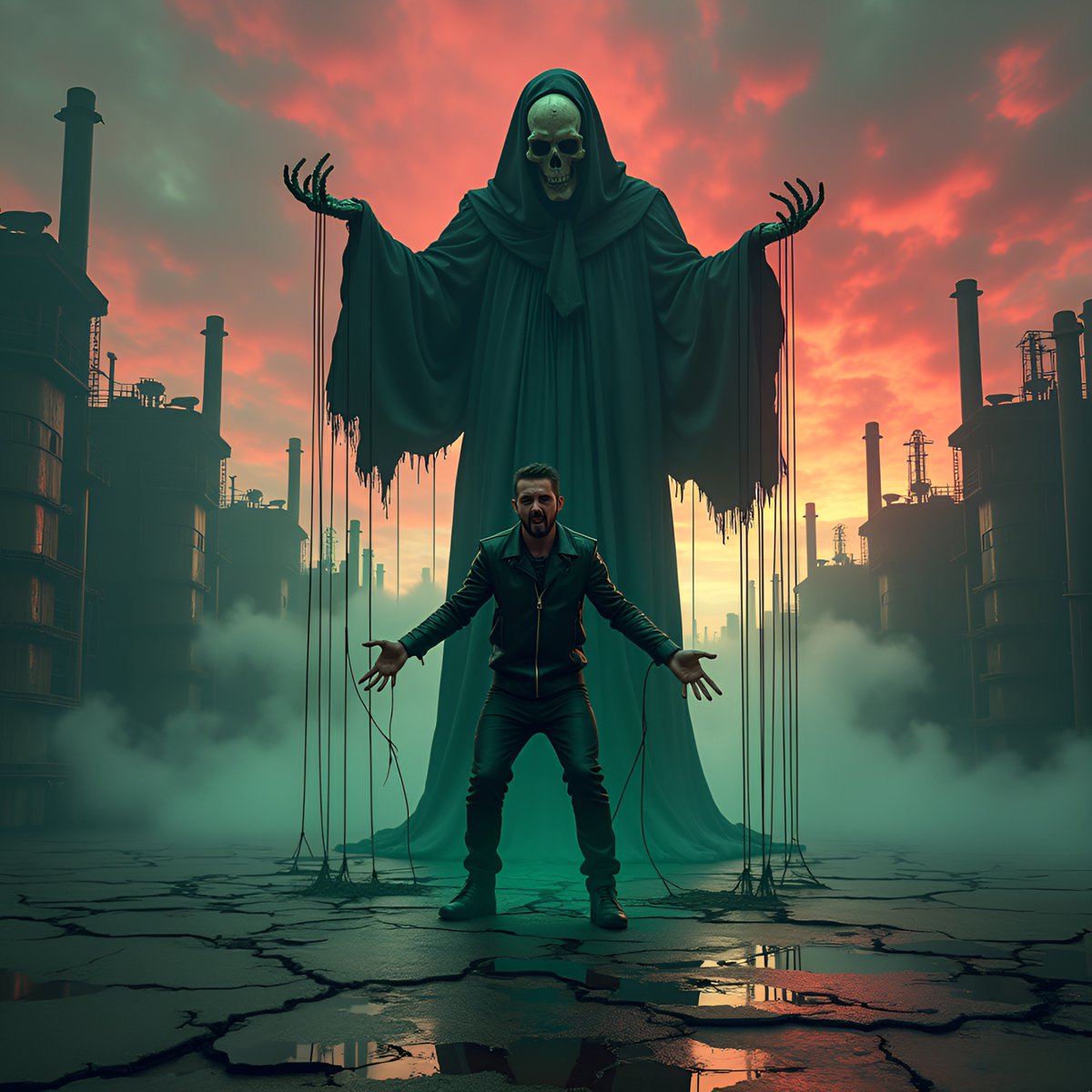 PromptSin's tweet image. When evil floaters meet the real deal 👹🔥 Who’s scarier? Drop your spooky stories! #HauntedVibes #NightmareFuel