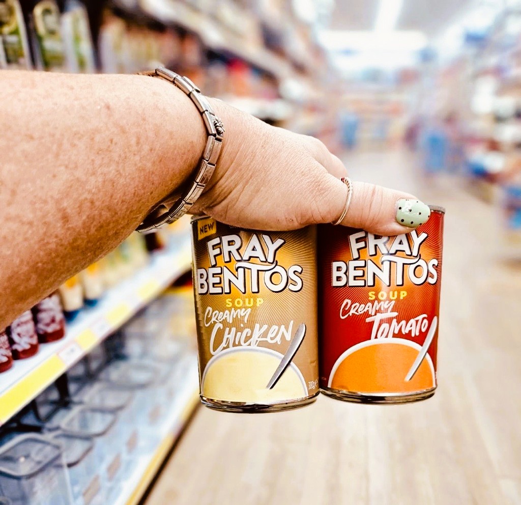 Poundstretcher1's tweet photo. If you're looking for creamy, comforting, and downright delicious soups, check out our NEW range of Fray Bentos soups for only 89p each 😱
Available in selected stores in a range of tasty flavours!
#newrange #fraybentos #soups #poundstretcher https://t.co/8cnC0Isbc7