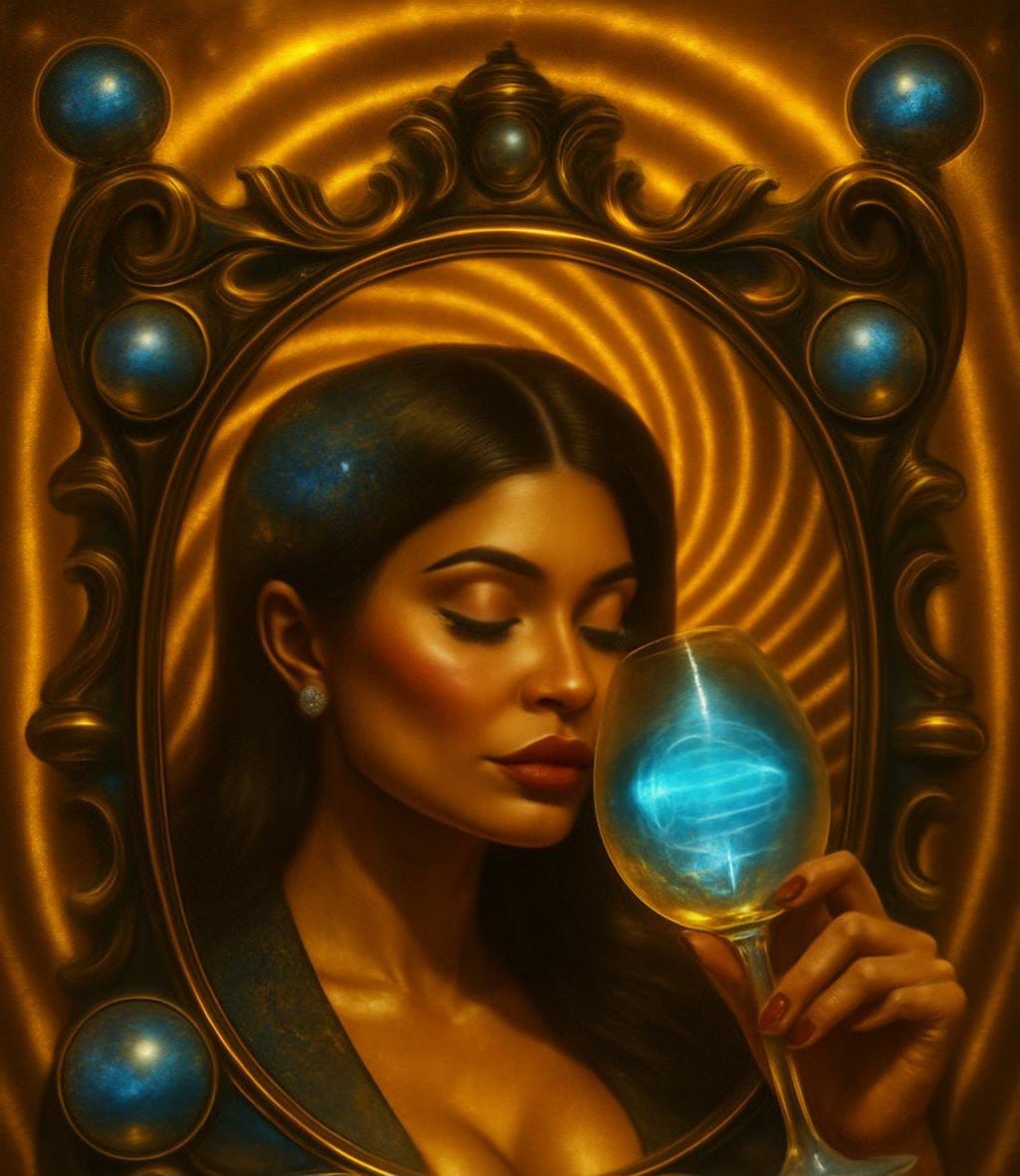 Mervyn121276's tweet photo. Neuro-alchemy meets Kylie-level vibes ✨ Theta-wave shimmer, Rolls-Royce energy &amp; cosmic sass. Hope you feel it, Kylie Jenner😉

🔗 [https://t.co/iGU7zKVhH6](https://t.co/sLNzROuJrN)  
📱 [https://t.co/jYtqMxWiMr](https://t.co/ASJJ7rjmWW)

#VisualAlchemy #KylieVibe #NeuroLuxury https://t.co/slPThPq1YK