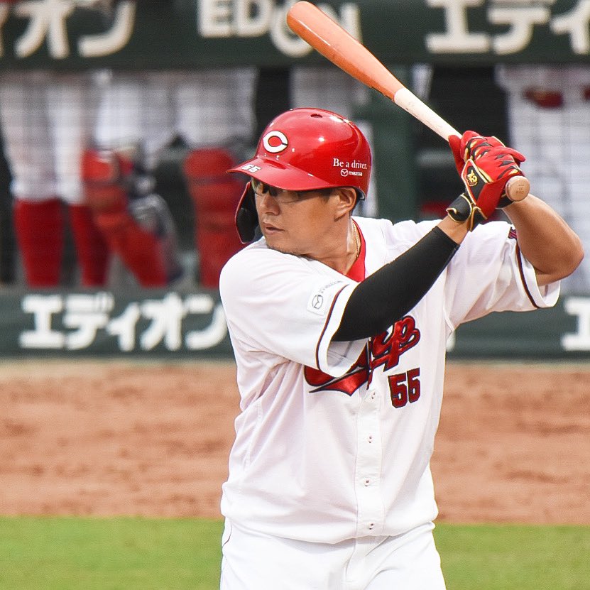 廃盤 広島東洋カープ Carp ブラッド・エルドレッド 55 レプリカ