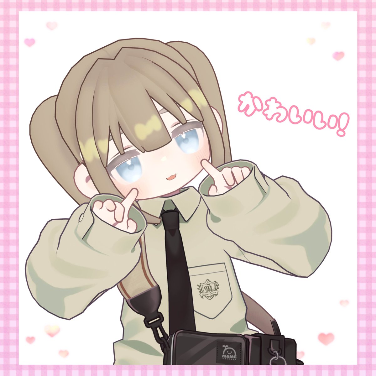 bao3d_'s tweet photo. キプフェルちゃん対応のシンプルなツインテールを公開しました♪
位置高めのツインテールってかわいいですよね～💞✨
#kipfel3d https://t.co/IaBGhZ3g7n
