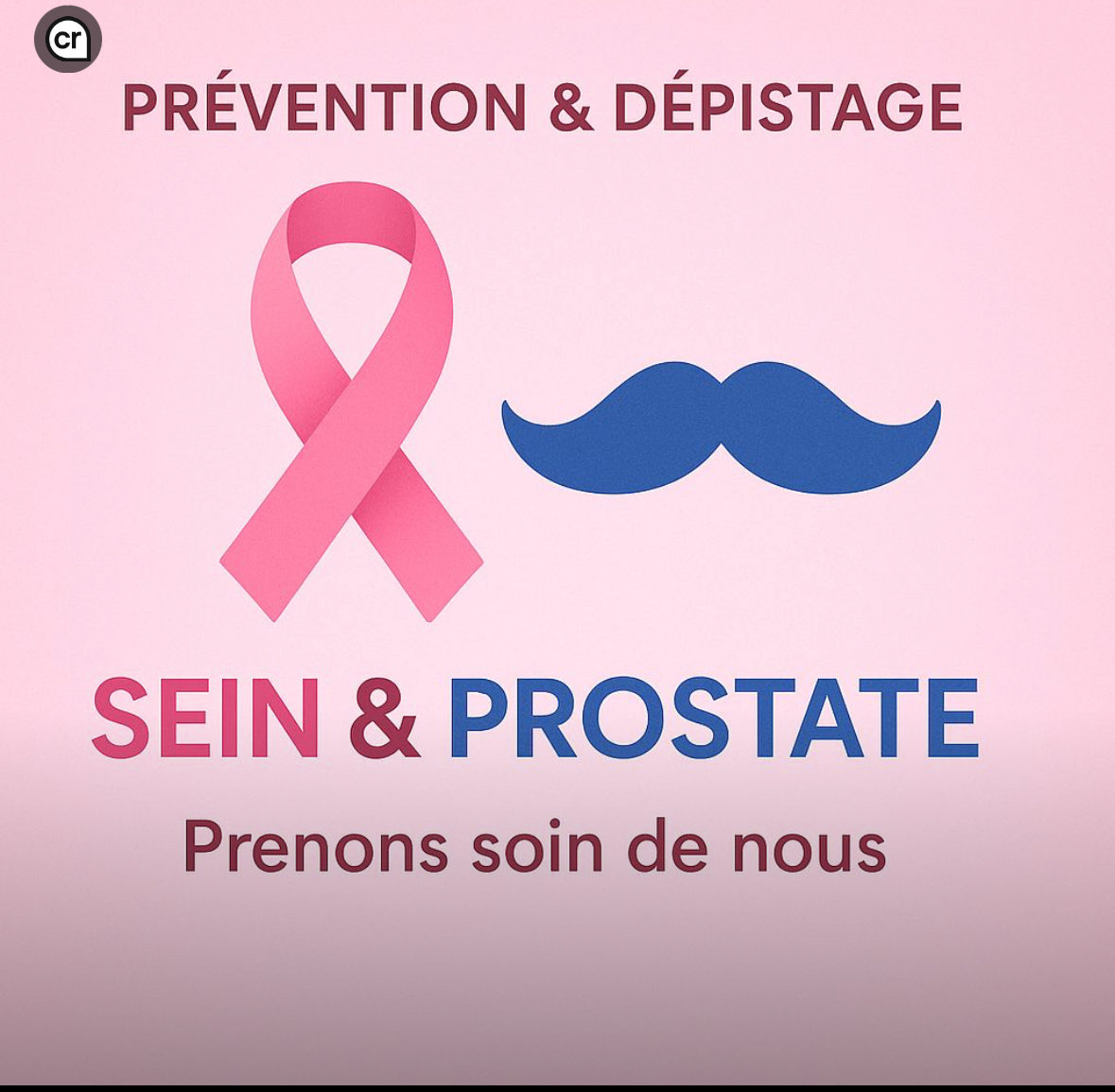 Octobre Rose, Movember… deux mois, une même cause : avançons ensemble contre la maladie 💗💙