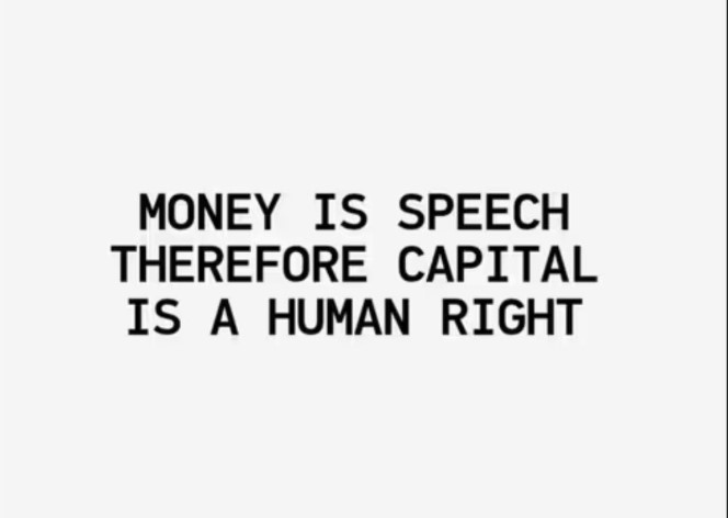 The inspiration behind the thread was the quote: "Money is speech therefore capital is a human right."

Saw it, collected some days ago and had great chats with @whitegrape19 and <a href="/deanas32/">D32</a>  which inspired me to write a thread about money in my art as well. 

Because, hey, if