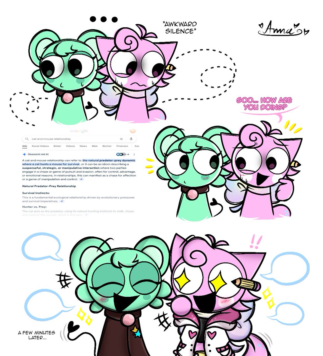 angelika_leyva's tweet image. 🩷💚"How would their first interaction be like":0//jk,, @MochiMochz hope u like it&amp;lt;3✨ #Sprunki #sprunkioc #MOCH