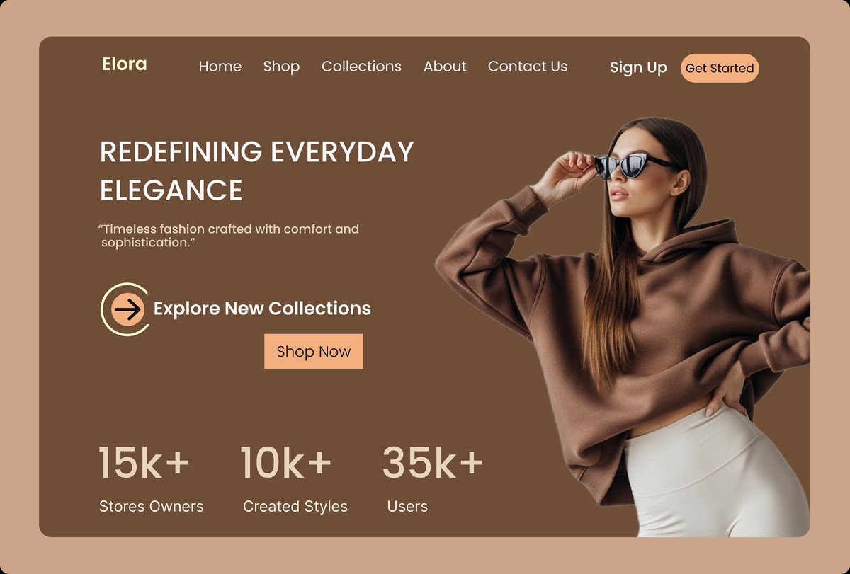 praise_dev's tweet image. Hero Section for a Clothing E-commerce Brand 😃

Grid Size: Count- 12
Type- Stretch 
Margin- 104
Gutter- 20
WireFrame: Null
Inspiration: Dribbble
Duration: 24 hours
Complexity: A bit Challenging 
Aim: Minimalism 

Open to your honest reviews 😊