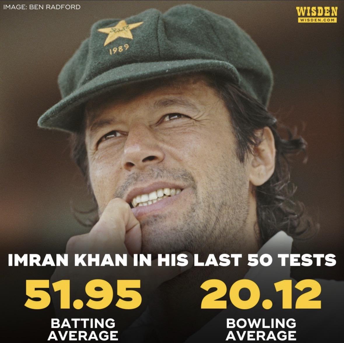 hamza_tahir10's tweet image. The best test bowler of all time, and a mighty fine batsman. Add his captaincy exploits and you have the greatest of all time. Happy birthday to the GOAT, Imran Khan

#ImranKhan