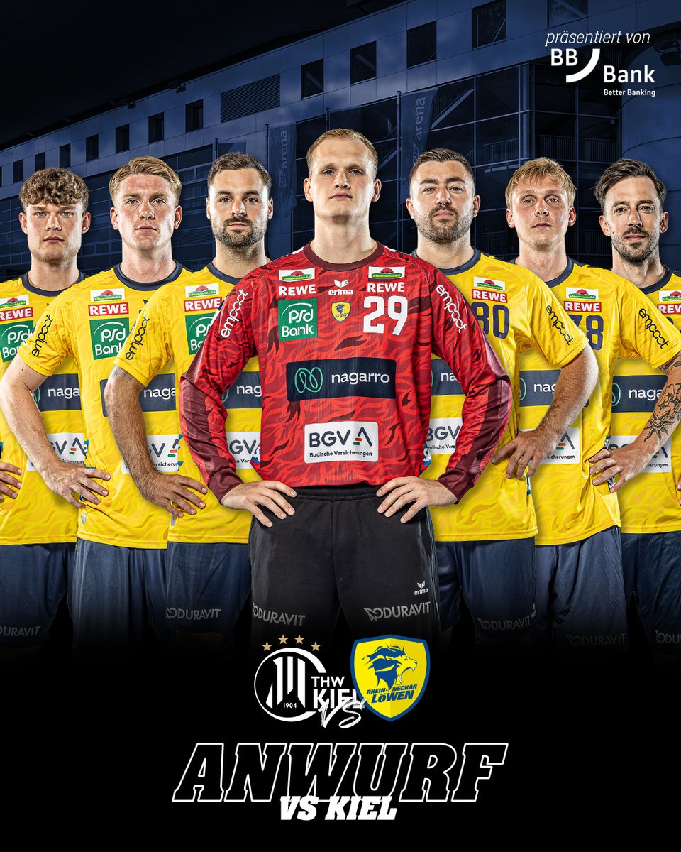 RNLoewen's tweet photo. 𝐀𝐧𝐰𝐮𝐫𝐟 in der 𝐾𝑖𝑒𝑙𝑒𝑟 𝑂𝑠𝑡𝑠𝑒𝑒ℎ𝑎𝑙𝑙𝑒! 🦁👊
Alles geben für Zählbares im hohen Norden! Die Partie könnt ihr live bei Dyn Handball sehen - in unseren Stories findet ihr aktuelle Zwischenstände.
#THWRNL #rnl #rnloewen #handball #loewenlive https://t.co/68fdsGtcNk