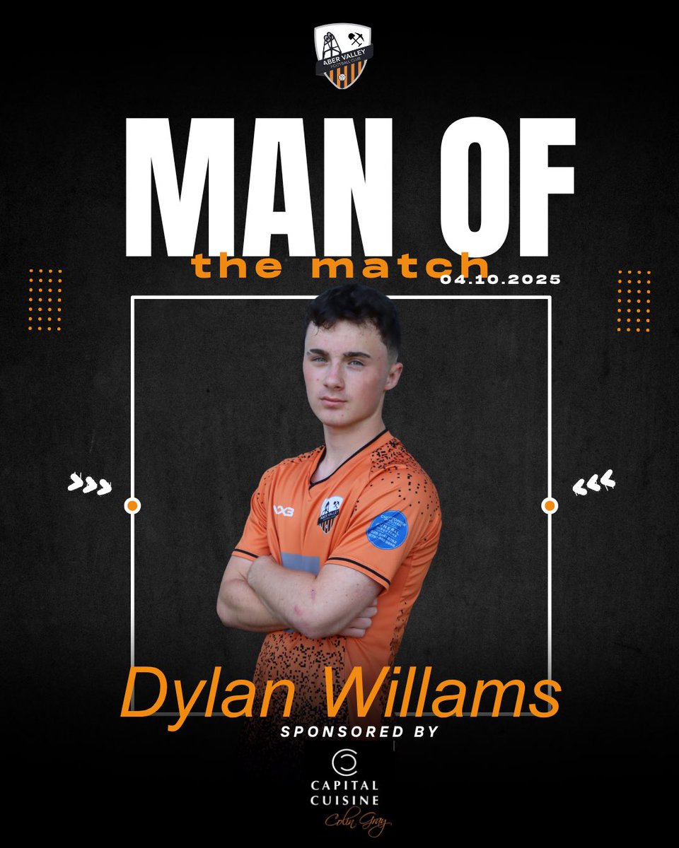 Wins for both teams yesterday ⚫️🟠

Nathan Radz &amp; Dylan Williams  taking MOTM.

Thanks to Abertridwr Pharmacy and Capital Cuisine for their player sponsorship this season.

#COTA #OneClubOneCommunity #MOTM