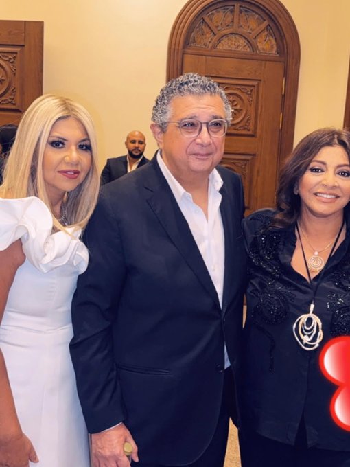 لقطات من احتفال النجوم بزفاف نجل الفنان هاني رمزي . شاهدي الصور 