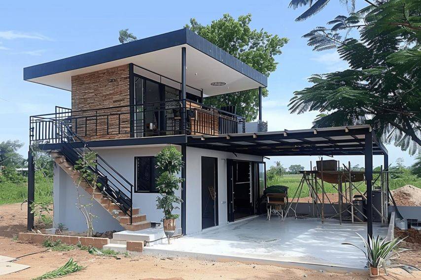 J0EBKK's tweet image. Modern low budget tiny house ideas