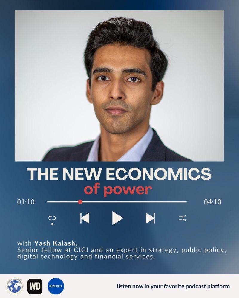 🎧 New #Podcast Collaboration

The age of rules-based globalisation is fading. In its place, a harsher economic reality is emerging,  one where tariffs, sanctions, subsidies, and control over critical resources are wielded as tools of power.  open.spotify.com/episode/1nykis…