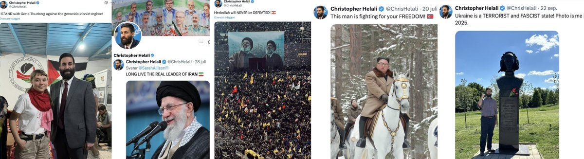 SofieLowenmark's tweet image. Gång på gång syns Greta Thunberg i den här typen av sällskap. Ändå behandlas hon som ett moraliskt rättesnöre och undgår kritisk granskning som om hon vore mindre vetande.