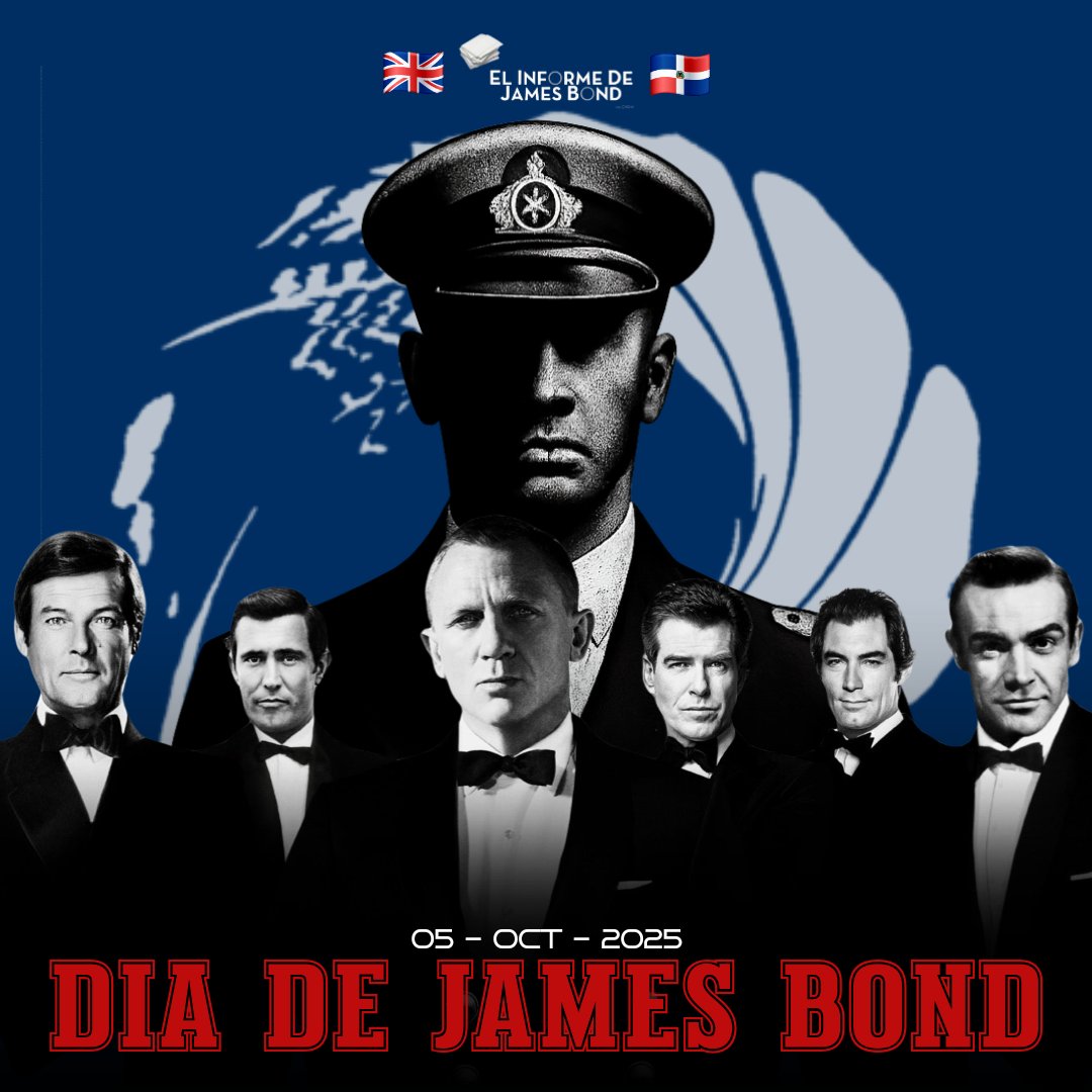 Hoy celebramos el día del agente mas famoso del mundo, el Agente 007 James Bond. ¡Ahora sí! Ahora sí estamos en medio de una nueva aventura. El nuevo Comandante James Bond está próximo a ser revelado ¡Feliz día de James Bond! #IanFleming #JamesBond  #JamesBondDay #DíaDeJamesBond