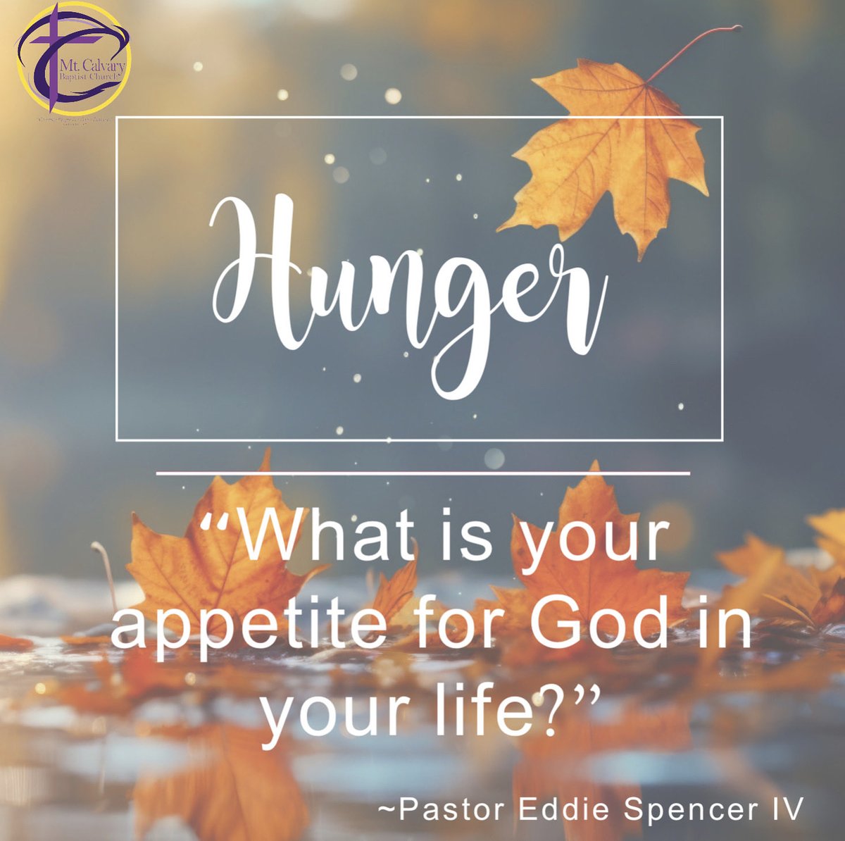 Hang on to HOPE! Join us daily at 7:25am in prayer for the next 25 days 

#hunger #morningprayer #25daysofprayer #praywithus #discoveryourself #mcbc #themount #pastoresiv #esivministries