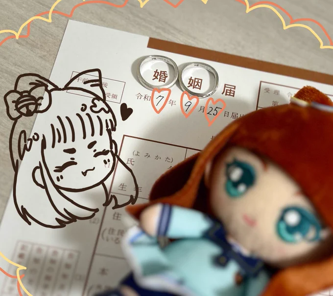 かねてよりお付き合いしておりましたゆーとぅさん(#paruteyou )と結婚しました✌️イェイ
早乙女がきっかけで出会い、早乙女を通して絆を深め、早乙女の誕生日に籍を入れました……完全に早乙女婚です。
これからもアイカツと早乙女の絶えない家庭にしていきたいです🐈 