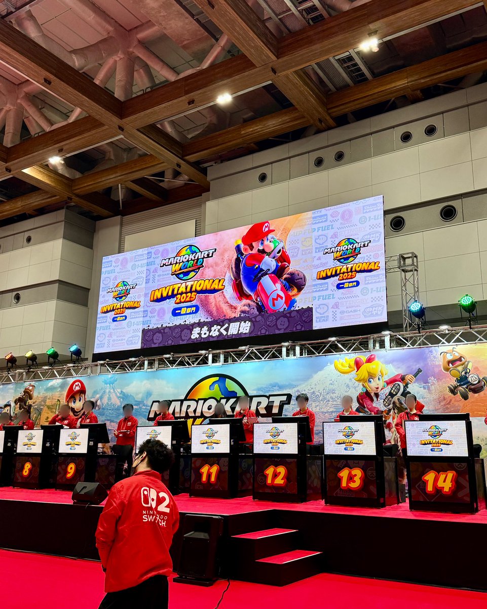 Marie__251297's tweet photo. お久しぶりです！
本日は Nintendo Live 2025 TOKYO に行ってきました！！🎮
マリカのステージ生で見れて嬉しかった😆
サバイバル体験も初操作？だけど、8位くらいまで残れて嬉しかった！ https://t.co/gZubUwPOqs