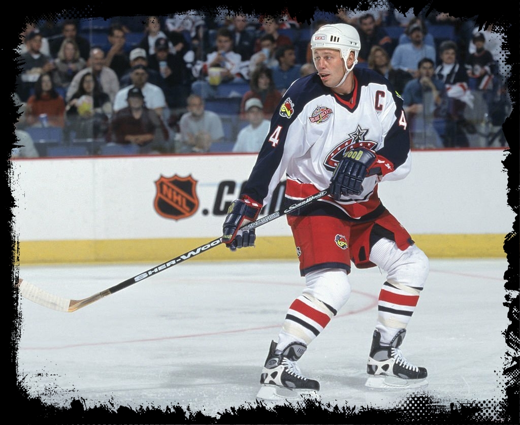 Lyle Odelein was named the first Captain in Blue Jackets history. The announcement came two days before the team's first NHL game. 10.05.00 #HFH