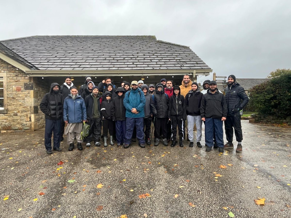 TEFHudds's tweet photo. Alhamdulillah, 26 brothers completed our Bolton Abbey walk despite the storm. The rain made the River Wharfe and surrounding landscape more dramatic and beautiful. There were plenty of good conversations along the way.

#edenfoundation #edenactive #boltonabbey https://t.co/InuFDg4upg