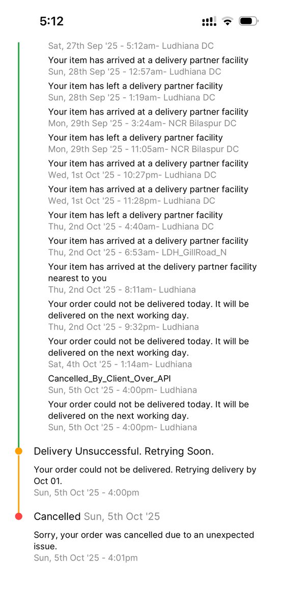 RDhandra's tweet photo. @FlipkartSupport My order got cancelled automatically. I didn’t cancel it — can you tell me who did? https://t.co/2C6p6SnQQw