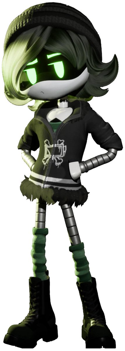 emograpecore's tweet image. uzi from murder drones