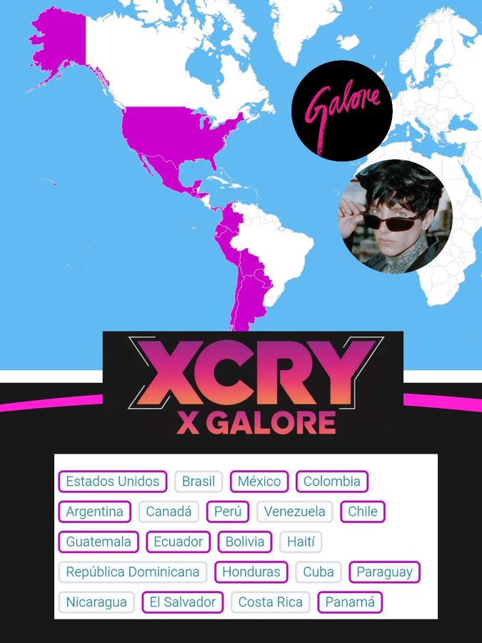 🇨🇱❤️Q hermoso despertar !y ver el mapa hoy así pintado de color ,gracias a todas las Cryboyer y a todos los q estiman a <a href="/xCryboy/">Cry</a> por apoyarlo en esta nueva aventura de la Moda #Crymodelo🙏🏻🫂🖤
XCRY X GALORE