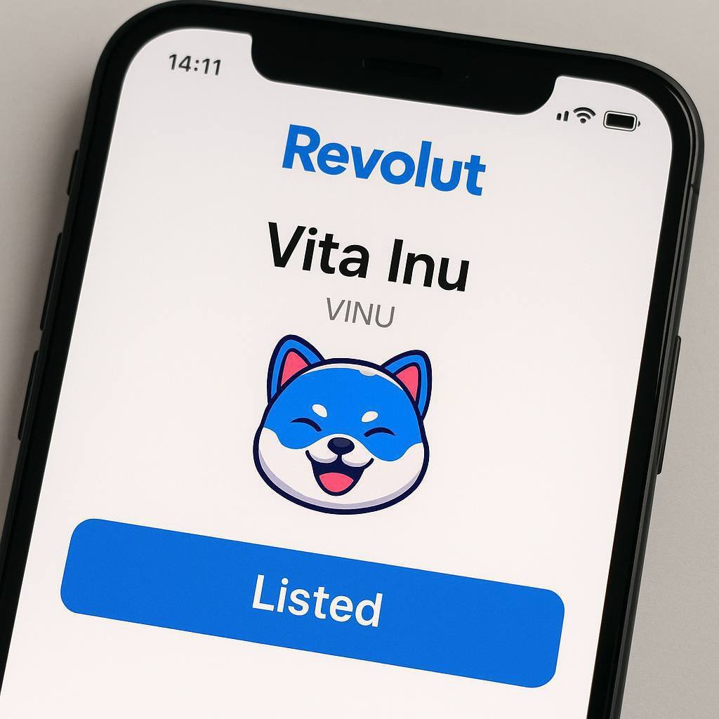 GIUSEPPE_SIC's tweet photo. 🧠 La crypto del futuro ora è su una delle app più innovative 🔥
Compra $VINU (Vita Inu) su Revolut in pochi secondi!
#VitaInuItalia #VINU #RevolutCrypto https://t.co/BqHlFBHJ5t