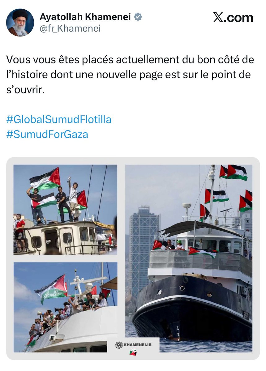 A priori, si vous êtes félicités par le régime iranien, c'est que vous êtes dans le camp des pourris. 

#LFI